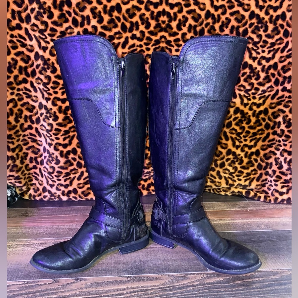 👢Black G byGuess, tall riding boots- women’s size 7.5 - Picture 3 of 7